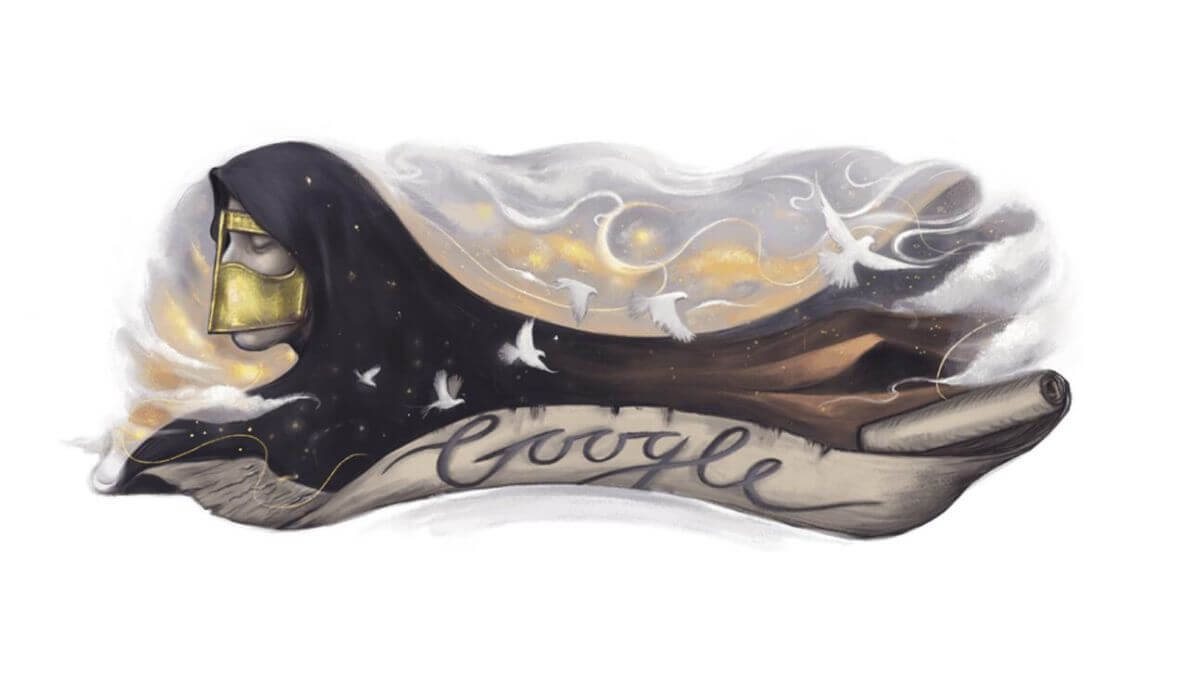 Google Honours Emirati Poet Ousha Al Suwaidi On Doodle