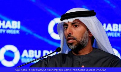 UAE Aims To Have 50% Of Its Energy Mix Come From Clean Sources By 2050