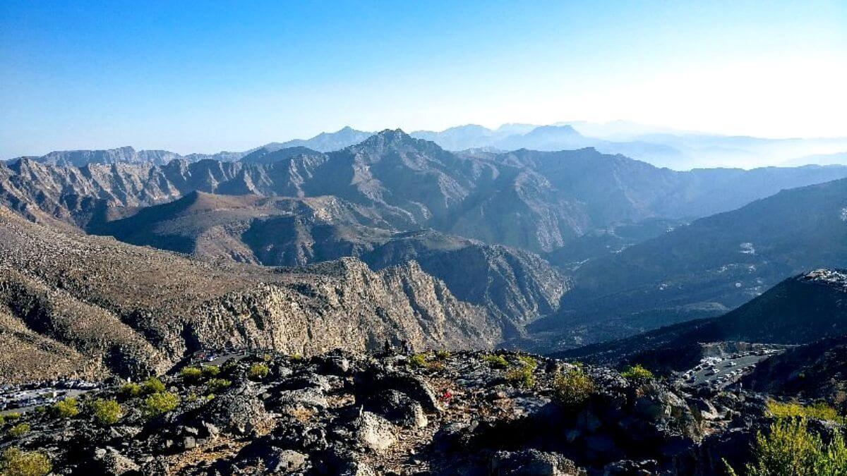 Overview of Jabal Bil Ays, Ras Al Khaima