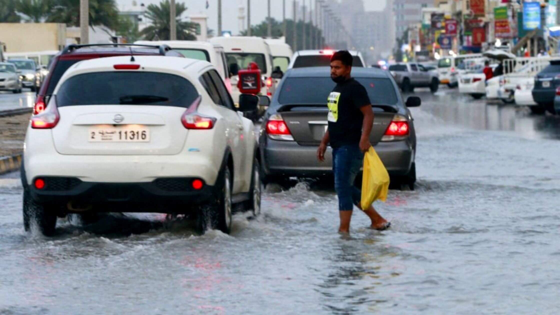 UAE Rains The Country's Weather Remains Unstable As Clouds Are Forming