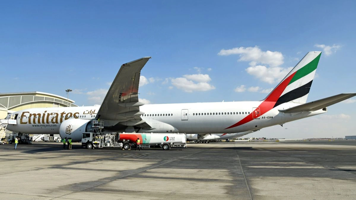 Emirates Completes Ground Testing For 100% Sustainable Aviation Fuel Engine