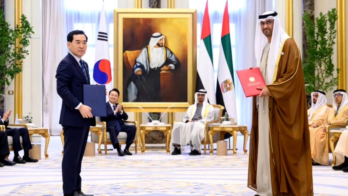 UAE Announces To Invest $30bn In South Korea