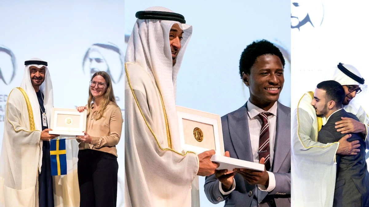 the award was presented to the winners at the beginning of the 2023 Abu Dhabi Sustainability Week 