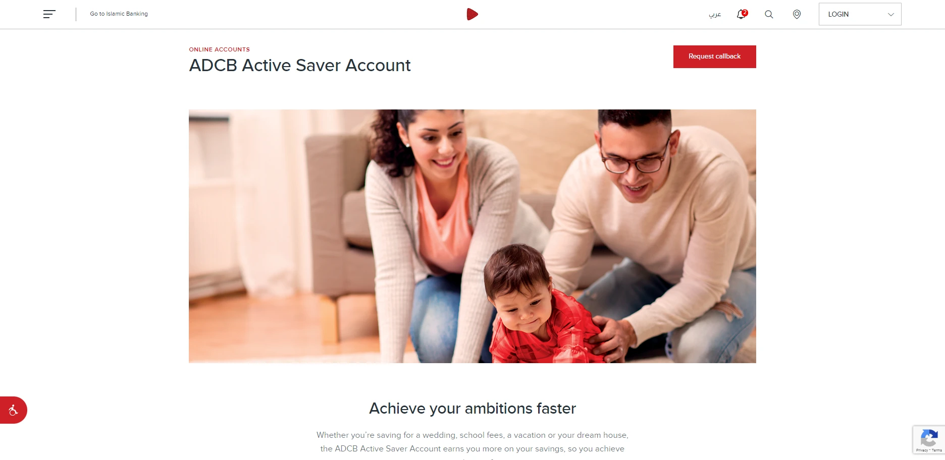 ADCB Active Saver Account, Dubai