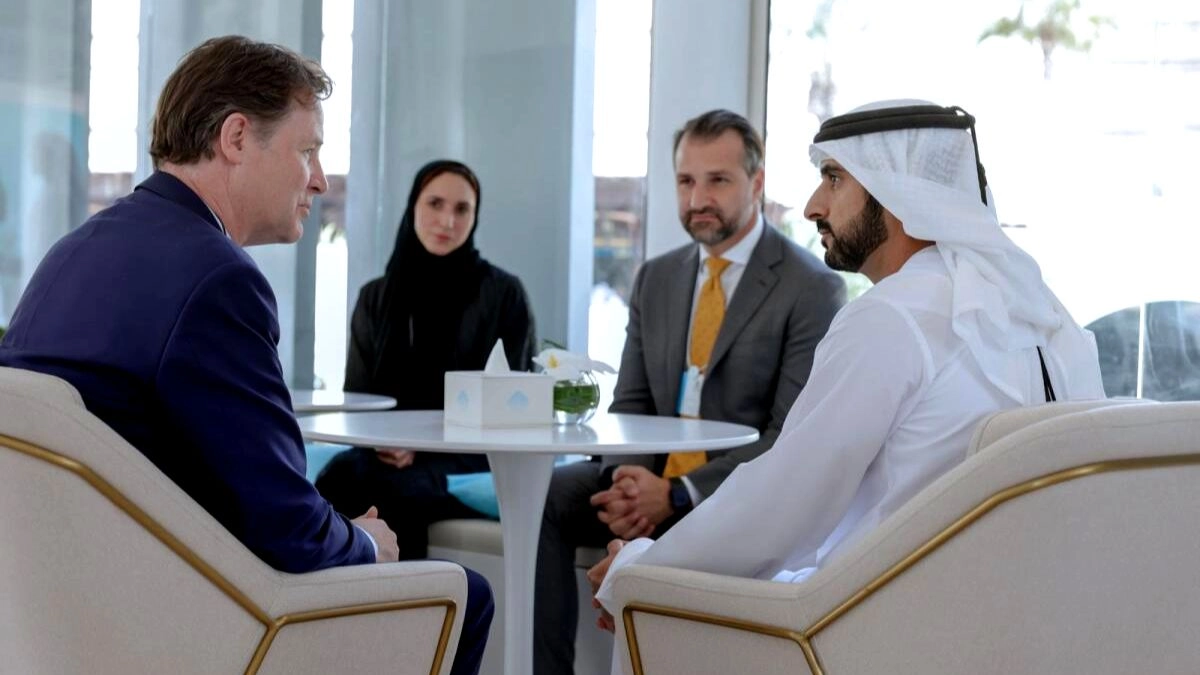 Dubai Crown Prince Sheikh Hamdan Meets With Meta President Of Global Affairs