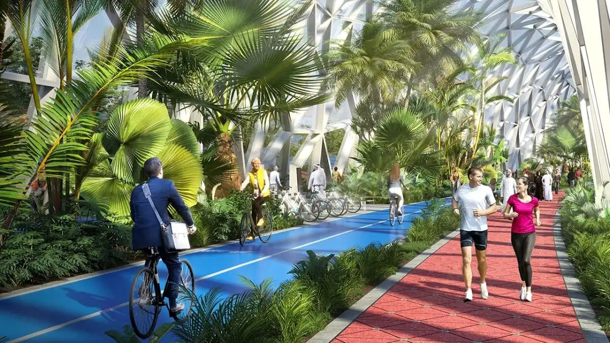 Dubai Reveals Massive New 93 km Climate Controlled Highway