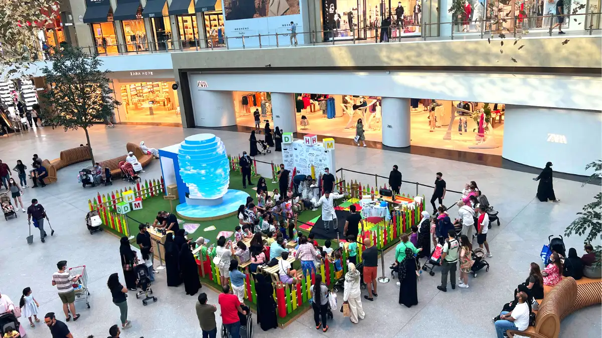 Entertainment in dubai hills mall