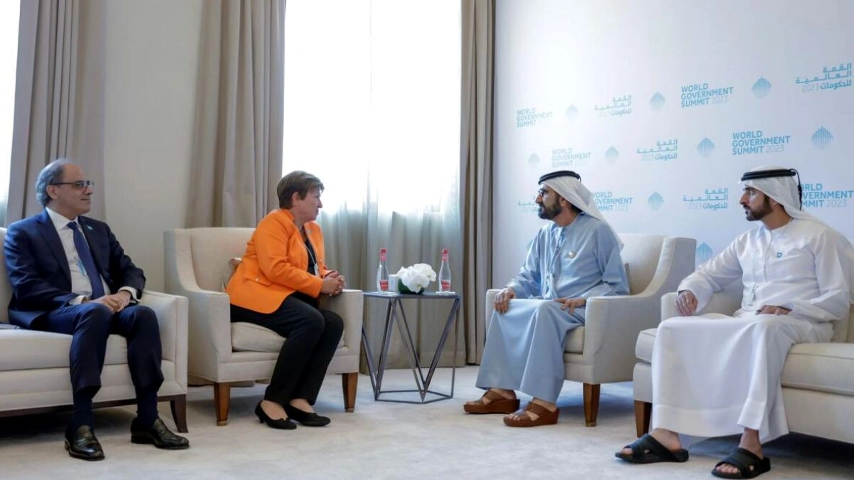 UAE President, Vice-President Welcome Participants To World Government Summit 2023