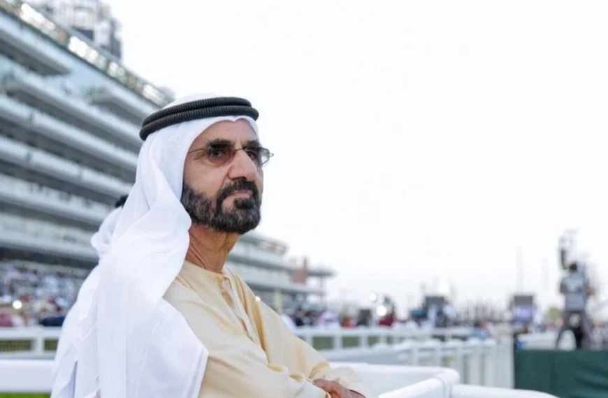 Dubai Ruler Sheikh Mohammed Welcomes The World At Dubai World Cup