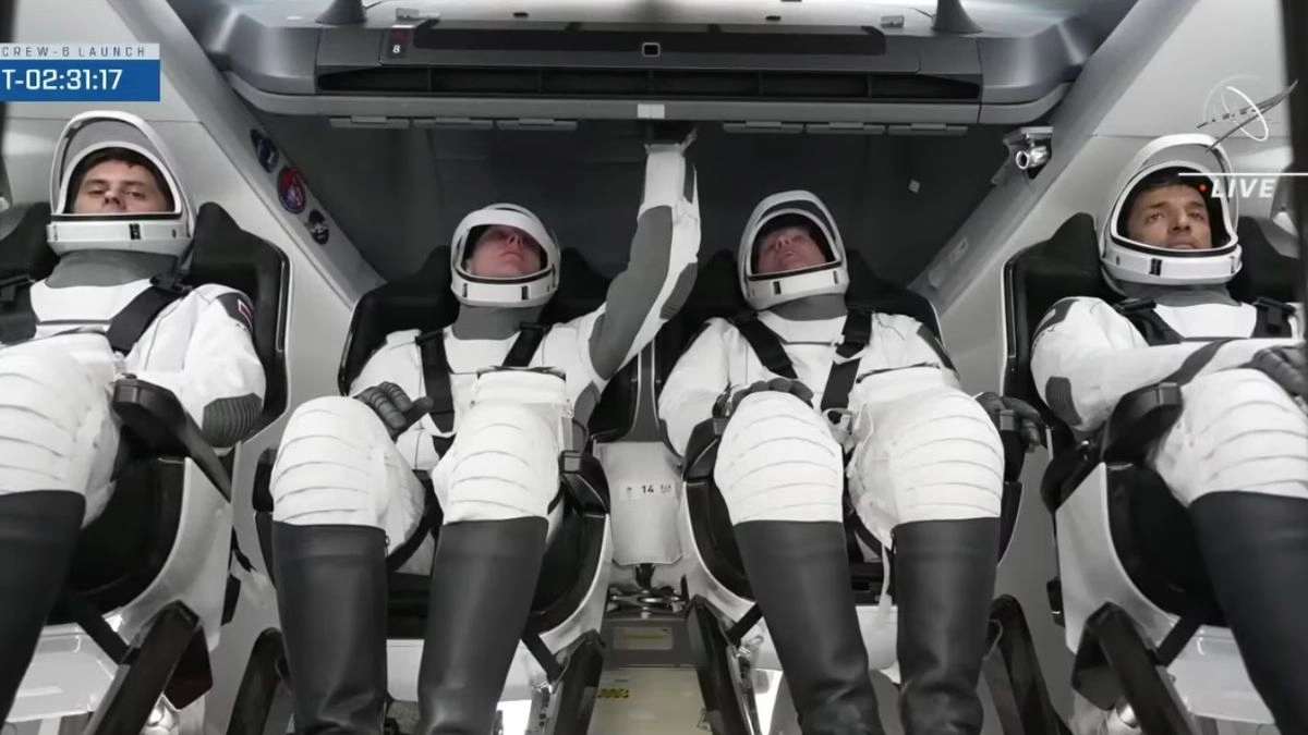 Emirati astronaut Sultan Al Neyadi and his crewmates express their enthusiasm for their journey