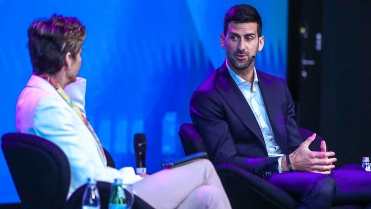 Novak Djokovic open ups to Becky Anderson about his Emirates views