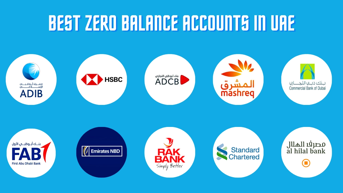 best zero balance accounts in uae