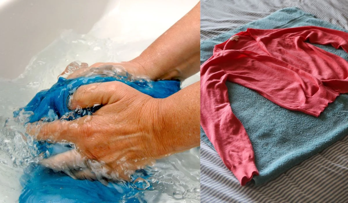  Revamp shrunken clothes with water and hair conditioner