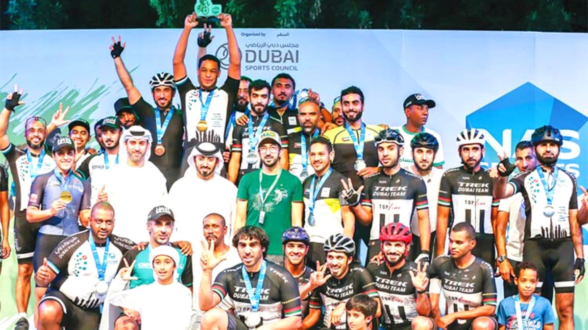 Riders Of The Dubai Police Department Dominate The NAS Cycling Championship