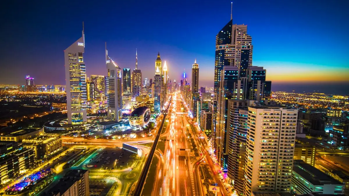 Establishment of Dubai as a hub for business and tourism