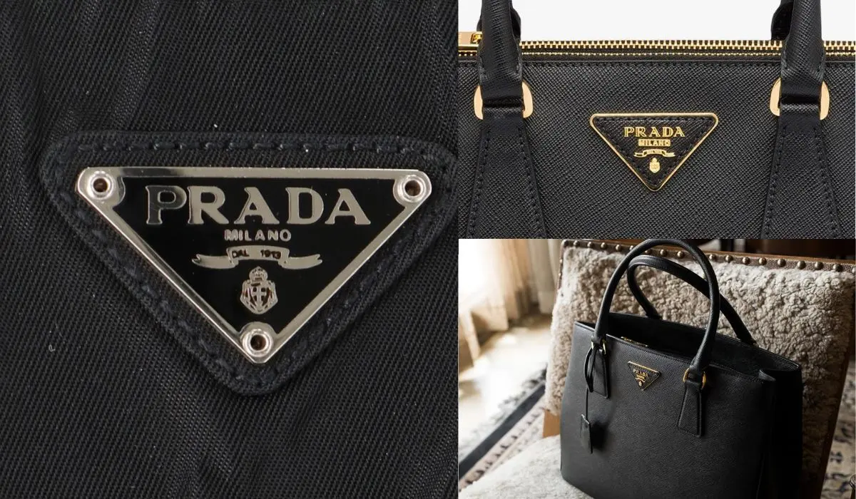 How To Spot A Fake Prada Handbag, Exterior Logo