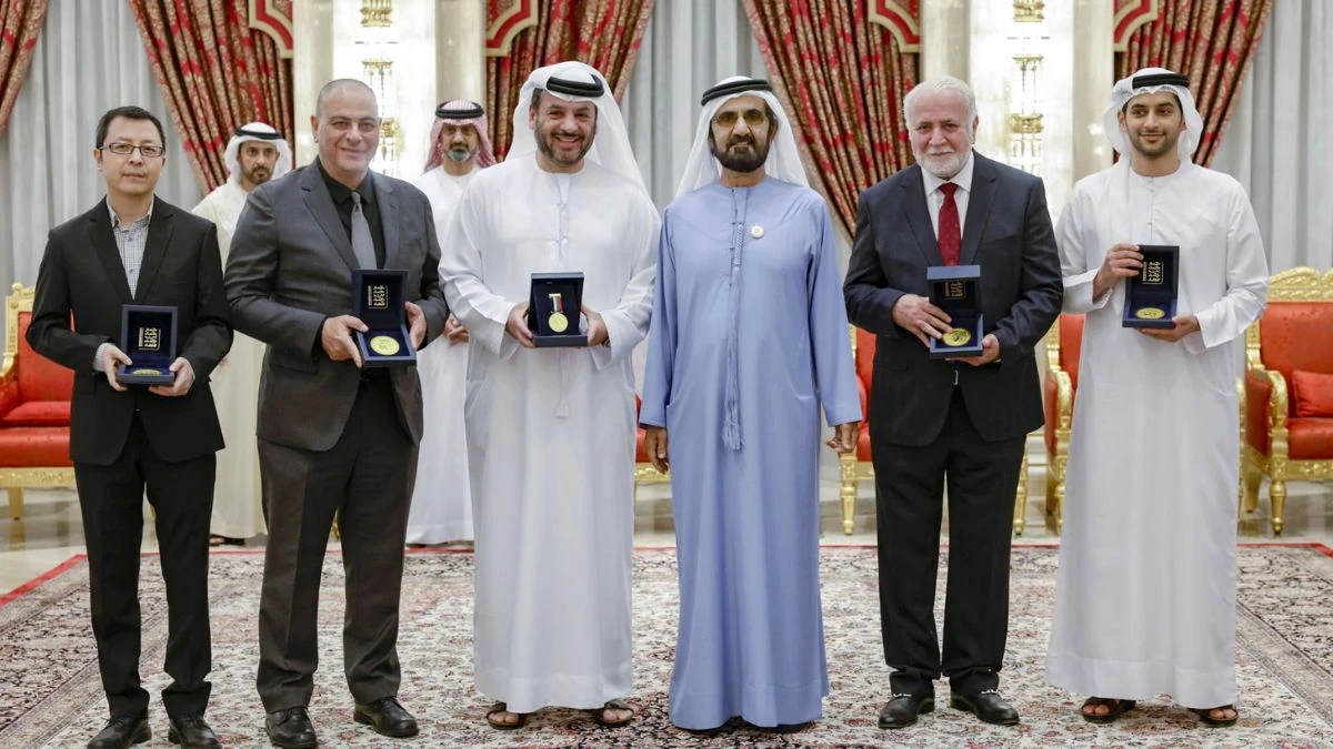 Mohammed Bin Rashid Awards The Mohammed Bin Rashid Medal For Scientific Distinction To Four Winners