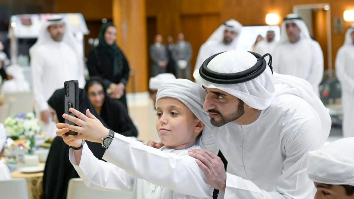 The Crown Prince Of Dubai, Sheik Hamdan Attends Iftar Banquet With Autistic Children 