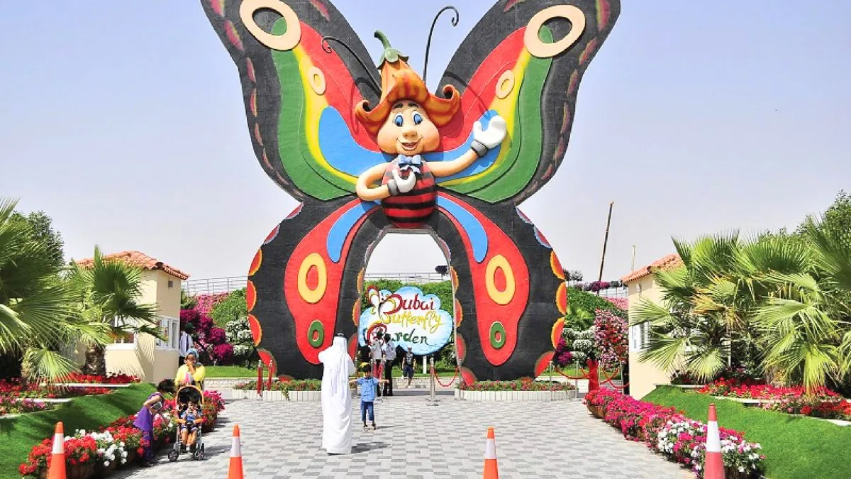 Exotic butterfly species in Dubai Butterfly Garden