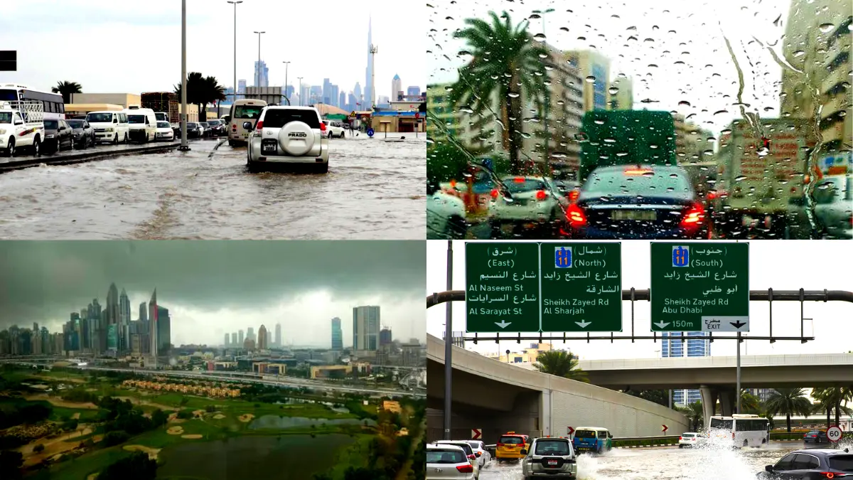 UAE Rain In Dubai ,Abu Dhabi ,Fujairah And Ras Al Khaimah