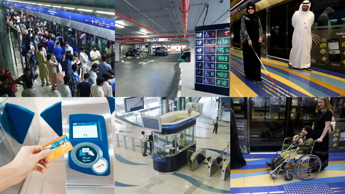dubai metro facilities and amanities